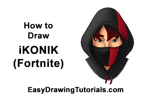 How to Draw Fortnite Ikonik Skin