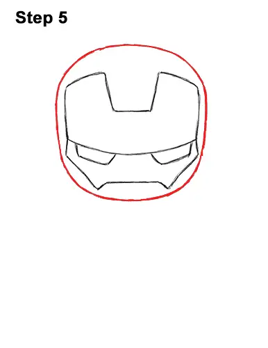 Draw Mini Chibi Cute Little Iron Man 5