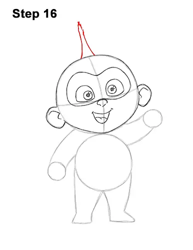 How to Draw Jack Jack Cute Baby Incredibles 16