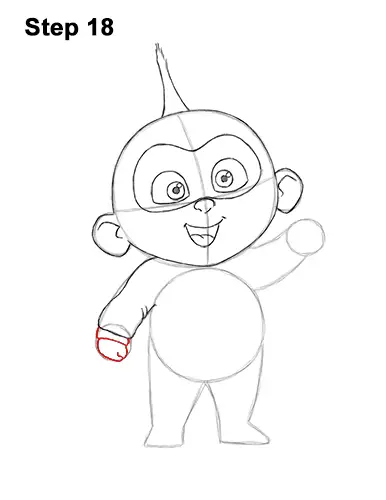 How to Draw Jack Jack Cute Baby Incredibles 18