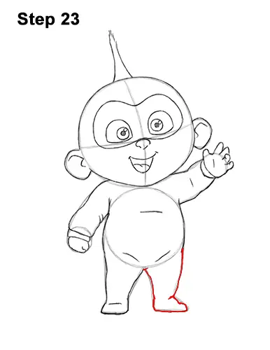 How to Draw Jack Jack Cute Baby Incredibles 23