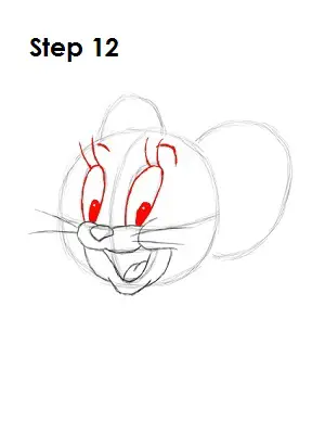 How to Draw Jerry Step 12