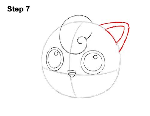 How to Draw Cute Jigglypuff Pokemon 7