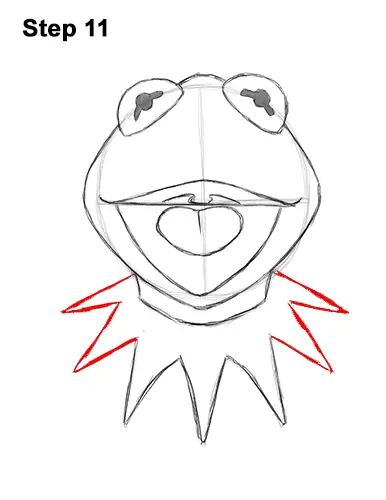 How to Draw Kermit the Frog Muppet 11