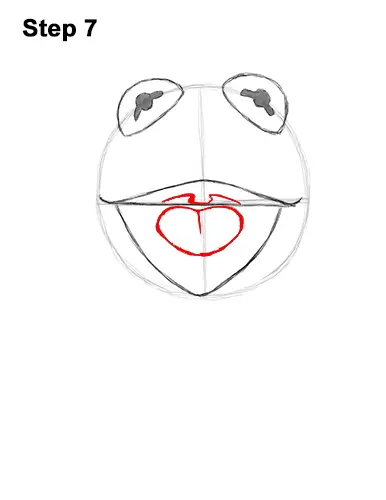 How to Draw Kermit the Frog Muppet 7