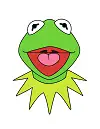 How to Draw Kermit The Frog Cartoon Sesame Street