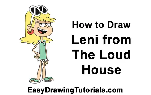 How to Draw Leni The Loud House Sister