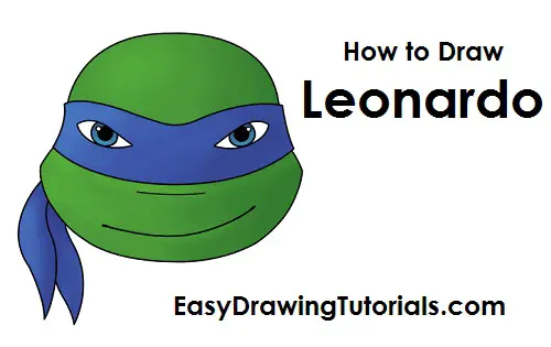 How to Draw Leonardo TMNT