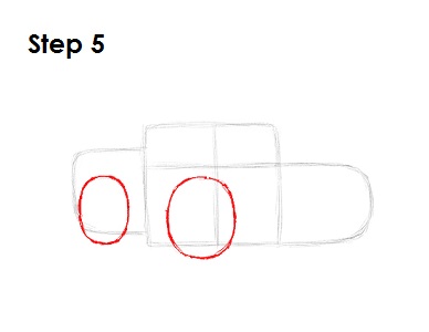How to Draw Lightning McQueen Step 5