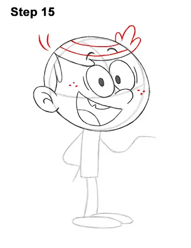 How to Draw Lincoln Loud House 15