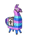How to Draw Cartoon Loot Llama Piñata Fortnite
