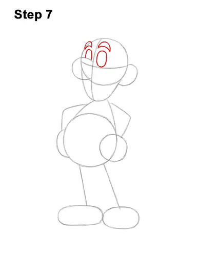 How to Draw Luigi Super Mario Nintendo Full Body 7