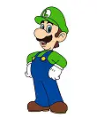 How to Draw Luigi Nintendo Full Body