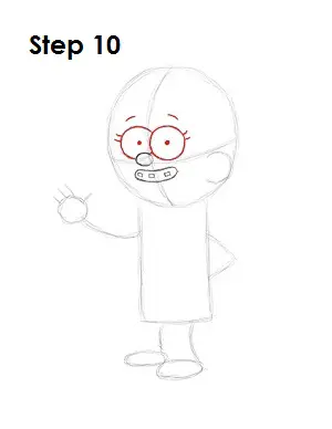 How to Draw Mabel Pines Step 10