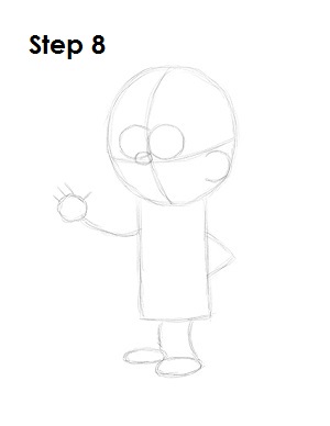 How to Draw Mabel Pines Step 8