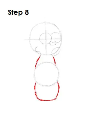 How to Draw Maggie Simpson Step 8