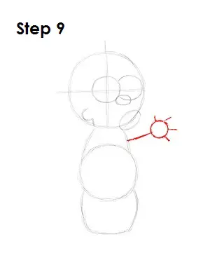 How to Draw Maggie Simpson Step 9