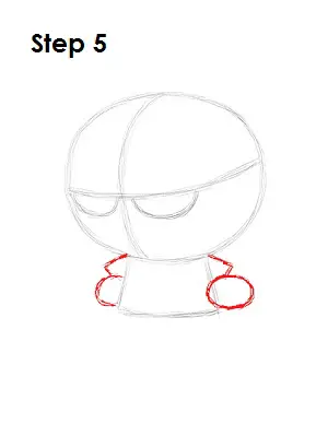 How to Draw Mandy Step 5