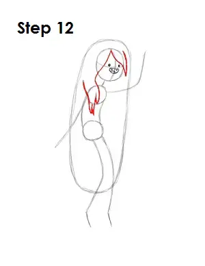 Draw Marceline Step 12