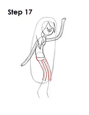 Draw Marceline Step 17