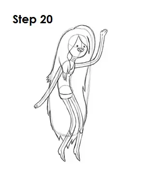 Draw Marceline Step 20