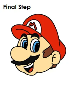 Draw Mario Nintendo Step Last