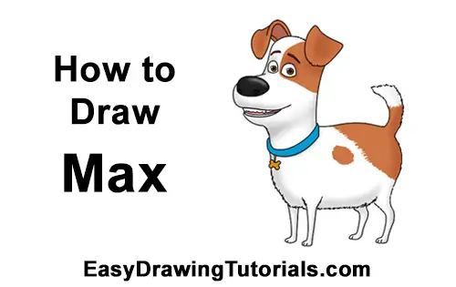How to Draw Max Secret Life of Pets
