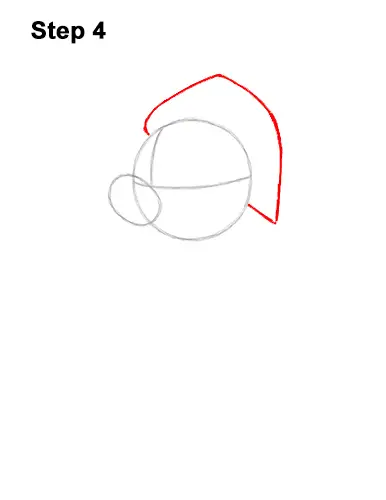How to Draw Mickey Mouse  Christmas Santa Claus 4