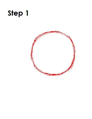 How to Draw Mike Wazowski Step 1