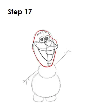 Draw Olaf Frozen 17