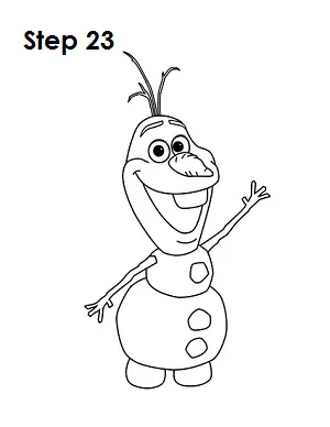 Draw Olaf Frozen 23