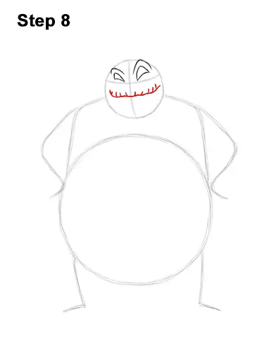 How to Draw Halloween Oogie Boogie Nightmare Before Christmas 8