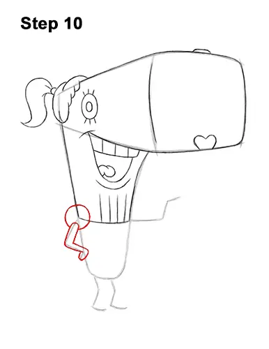 How to Draw Pearl Krabs Spongebob Squarepants 10