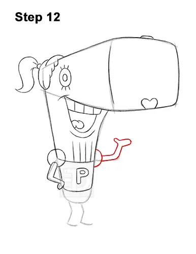 How to Draw Pearl Krabs Spongebob Squarepants 12
