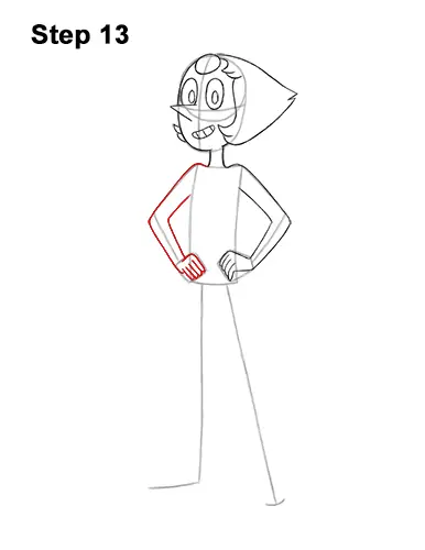 How to Draw Pearl Steven Universe Full Body 13