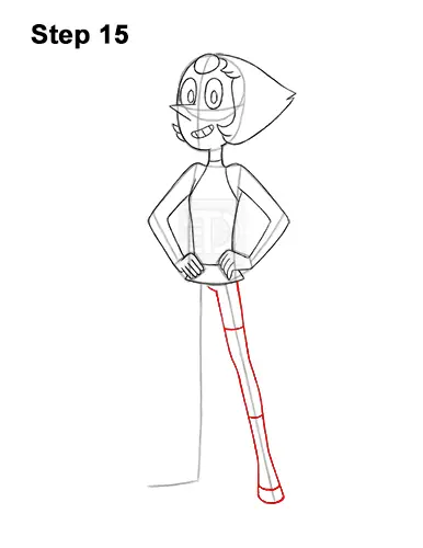 How to Draw Pearl Steven Universe Full Body 15
