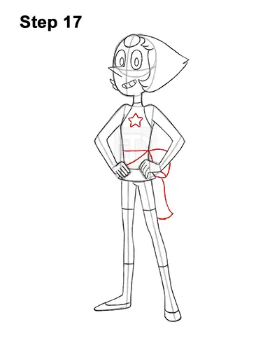 How to Draw Pearl Steven Universe Full Body 17