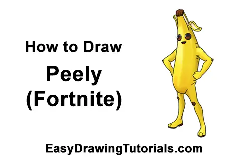 How to Draw Fortnite Peely Skin Banana