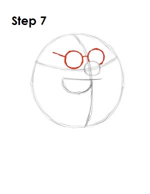 How to Draw Peter Griffin Step 7