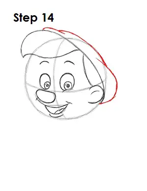 Draw Pinocchio 14