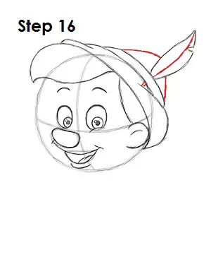 Draw Pinocchio 16