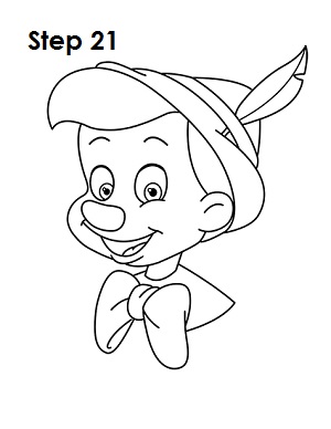Draw Pinocchio 21
