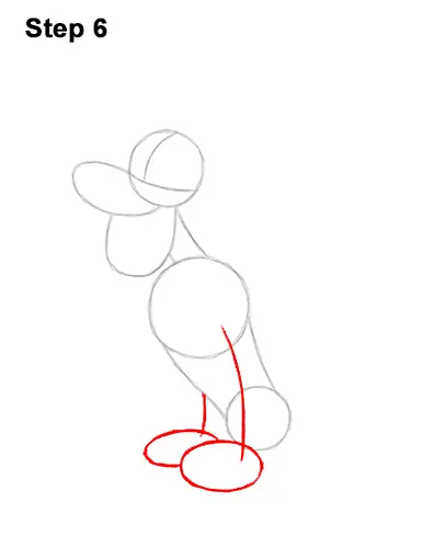 How to Draw Pluto Dog Disney Full Body 6