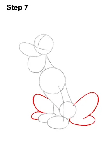 How to Draw Pluto Dog Disney Full Body 7