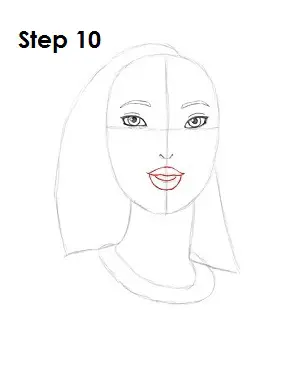 How to Draw Pocahontas Step 10