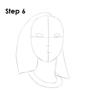 How to Draw Pocahontas Step 6