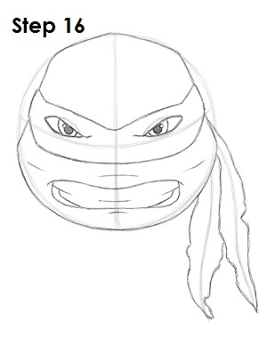 ninja turtle mouth template