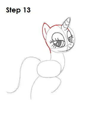 Draw Rarity Pony 13
