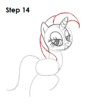 Draw Rarity Pony 14