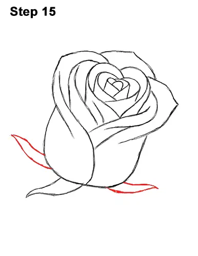 Orasnap Beauty And The Beast Rose Drawing Simple